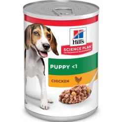 Hill's science plan puppy hondenvoer nat kip 370g blik