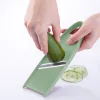 Hobelix groentesnijder muntgroen - tweezijdig mes