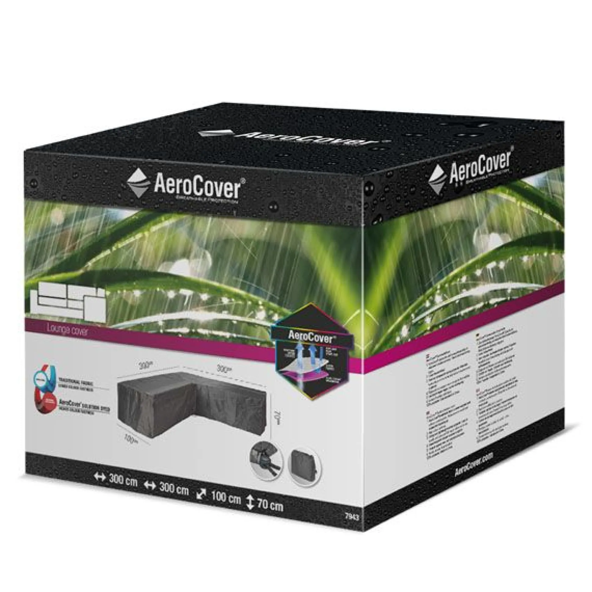 Hoes lounge L 300x300x100xh70cm