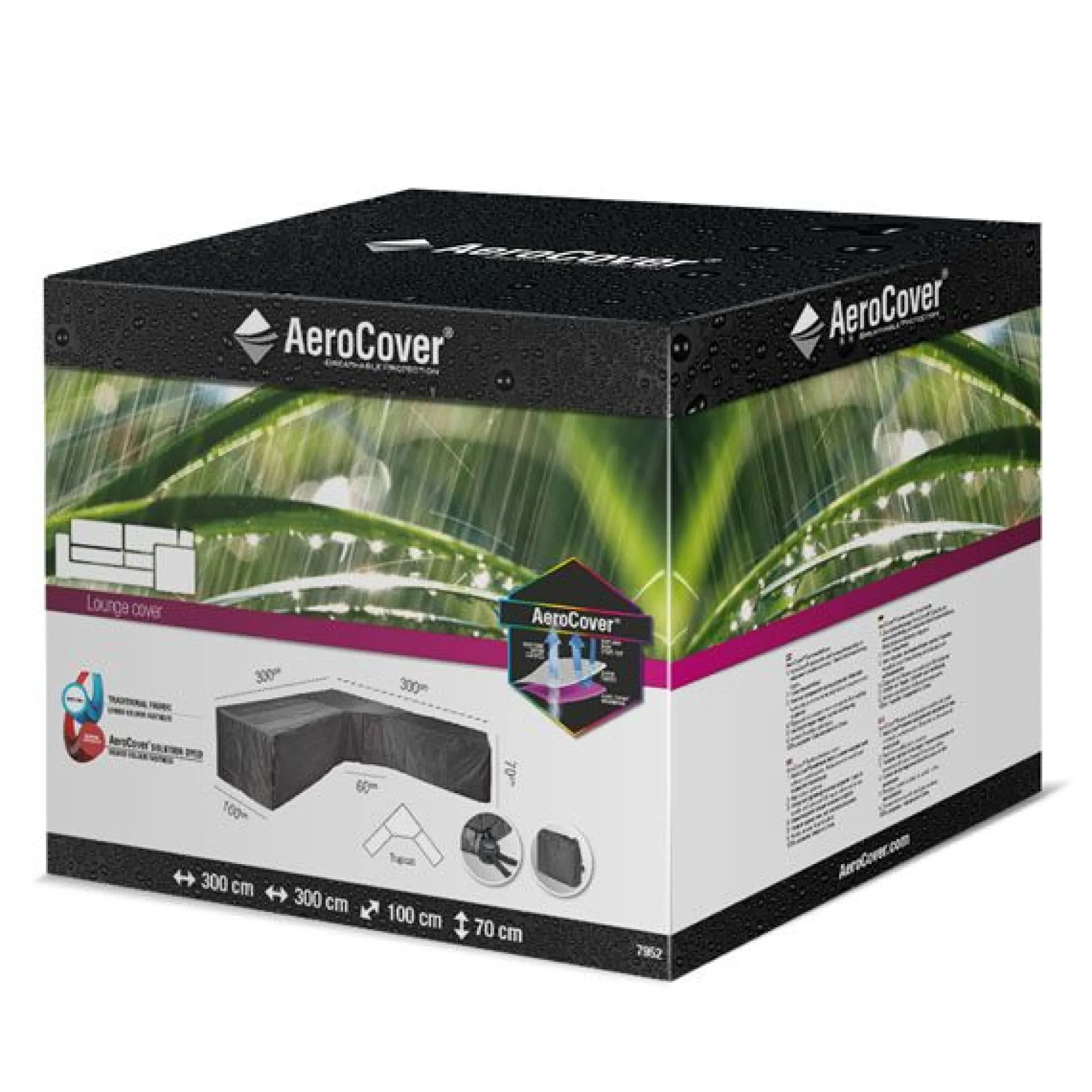 Hoes lounge L/T 300x300x100xh70cm