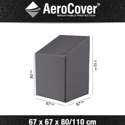 Hoes stapelstoelen 67x67xh80/110cm