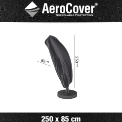 Hoes zweefparasol h250x85cm