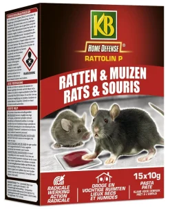 Home Defense Rattolin P pasta 15x10g