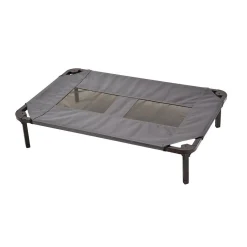 Hondenbed relax 73.5x50x14cm grijs