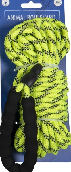 Hondenleiband veiligheidslijn met eva-handvat-8x15