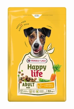 Hondensnackshappy life adult mini met kip 2,5kg