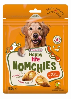 Hondensnackshappy life nomchies beef 150g