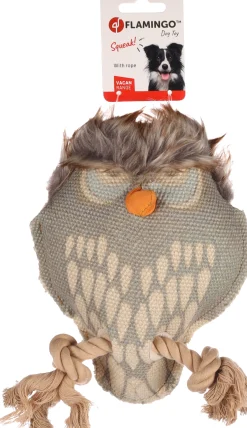 Hondenspeeltje vacan uil kaki