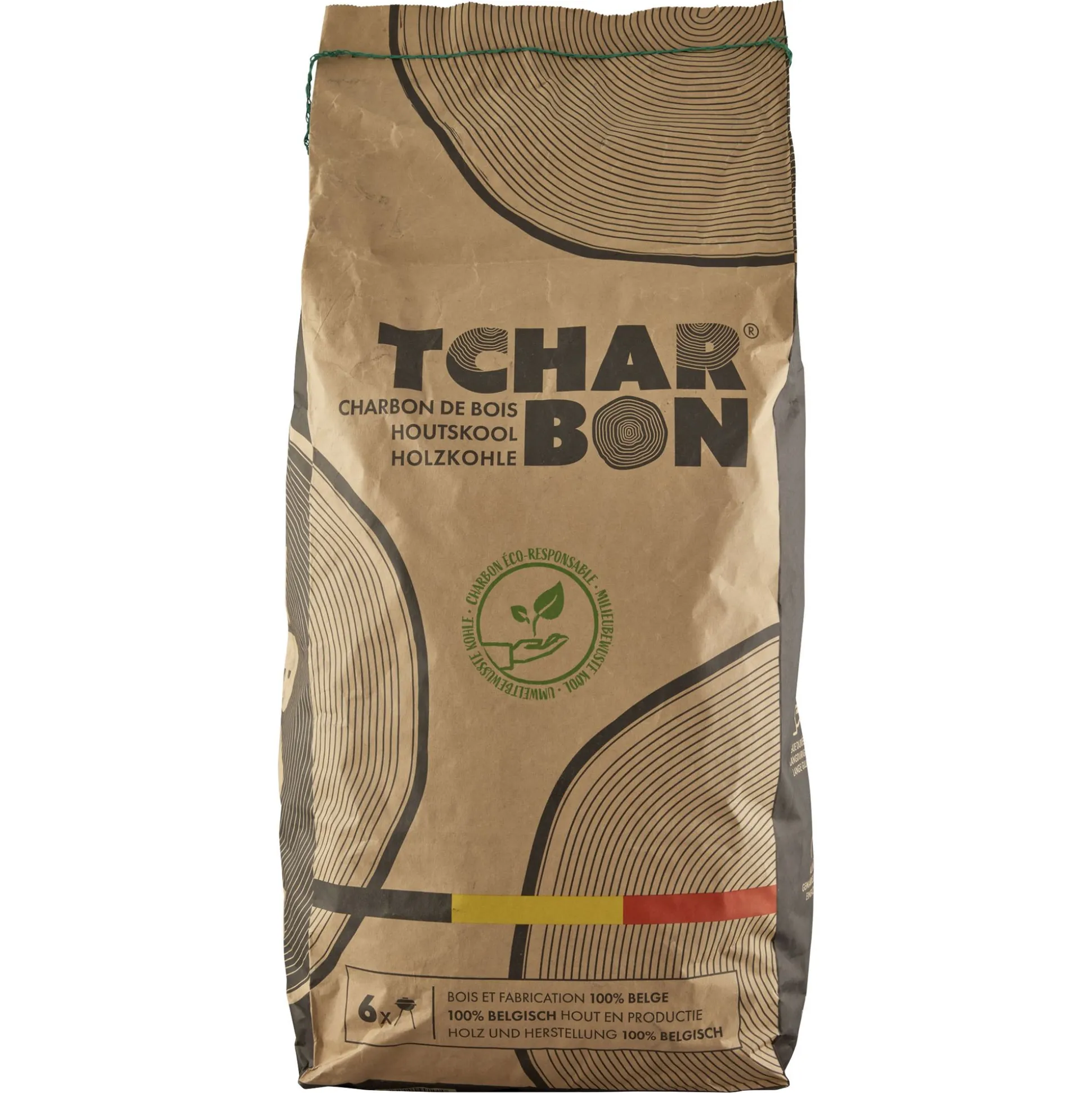 Houtskoolzak 100% belg 6kg