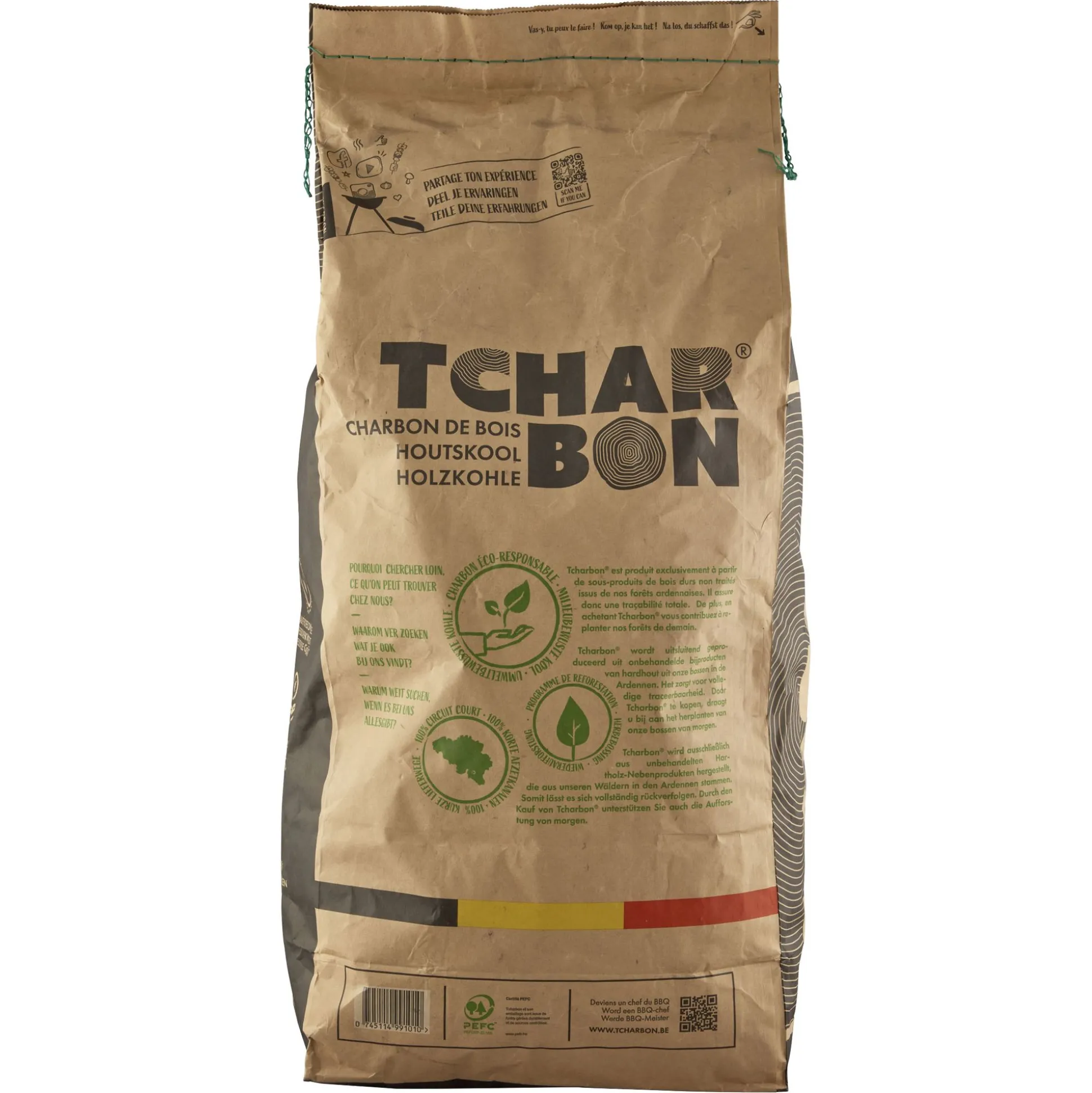 Houtskoolzak 100% belg 6kg