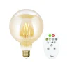 Idual filament bulb g125 e27 806lm ambergoud + remote