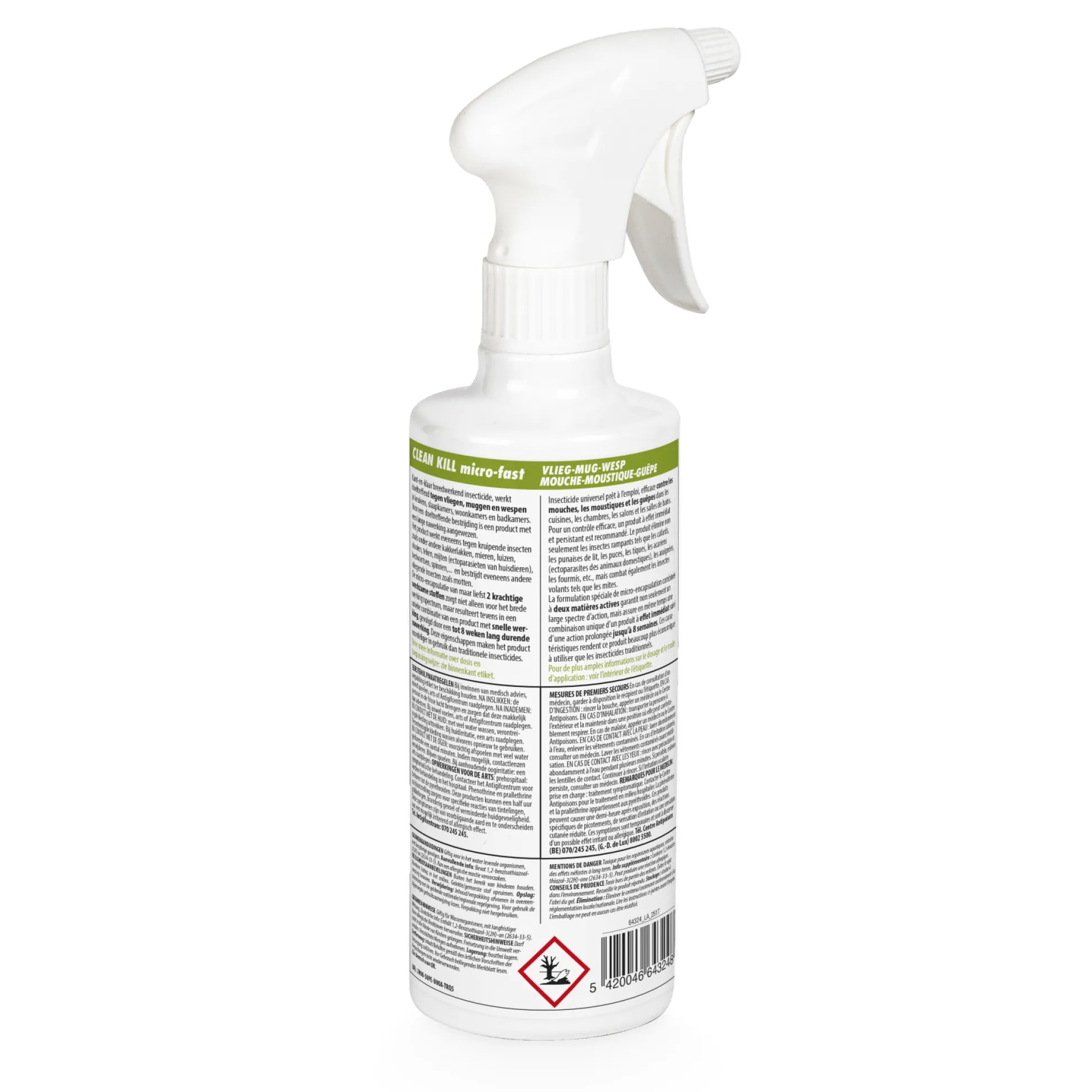 Insecticide spray tegen vlieg/mug/wesp