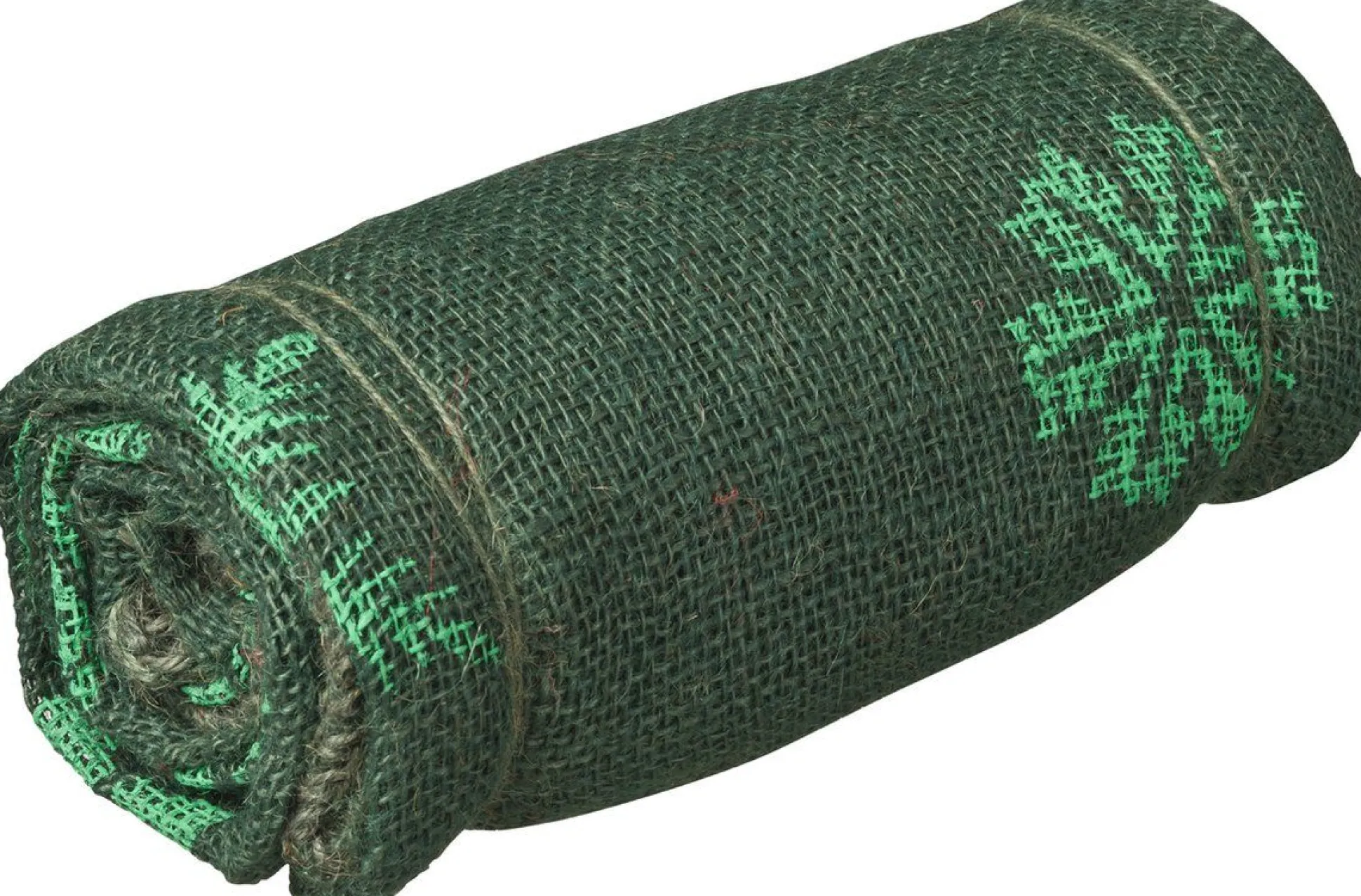 Jutehoes H100xØ75cm groen met aantrekkoord