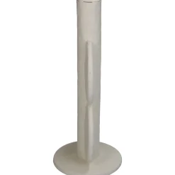 Kandelaar poly ivoor 11x9x22cm