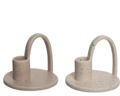 Kandelaar porselein 9cm