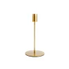 Kandelaar 10xH20cm metaal goud Pillar