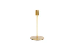 Kandelaar 10xH20cm metaal goud Pillar