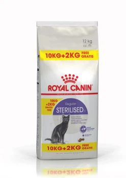 Kattenvoer regular sterilised 10kg +2kg