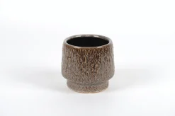 Keramieken bloempot bruni