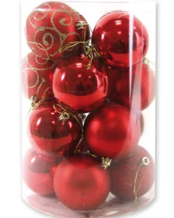 Kerstbal kerstrood (16sts)