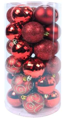 Kerstbal wijnrood (30sts)