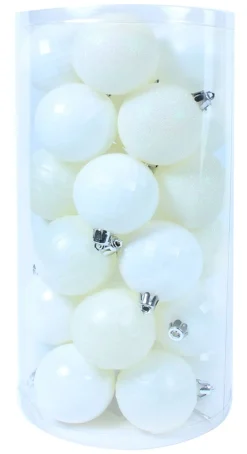 Kerstbal wit (30sts)