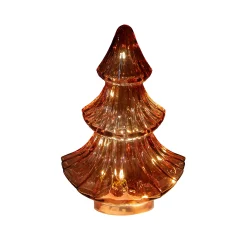 Kerstboompje glas 10led
