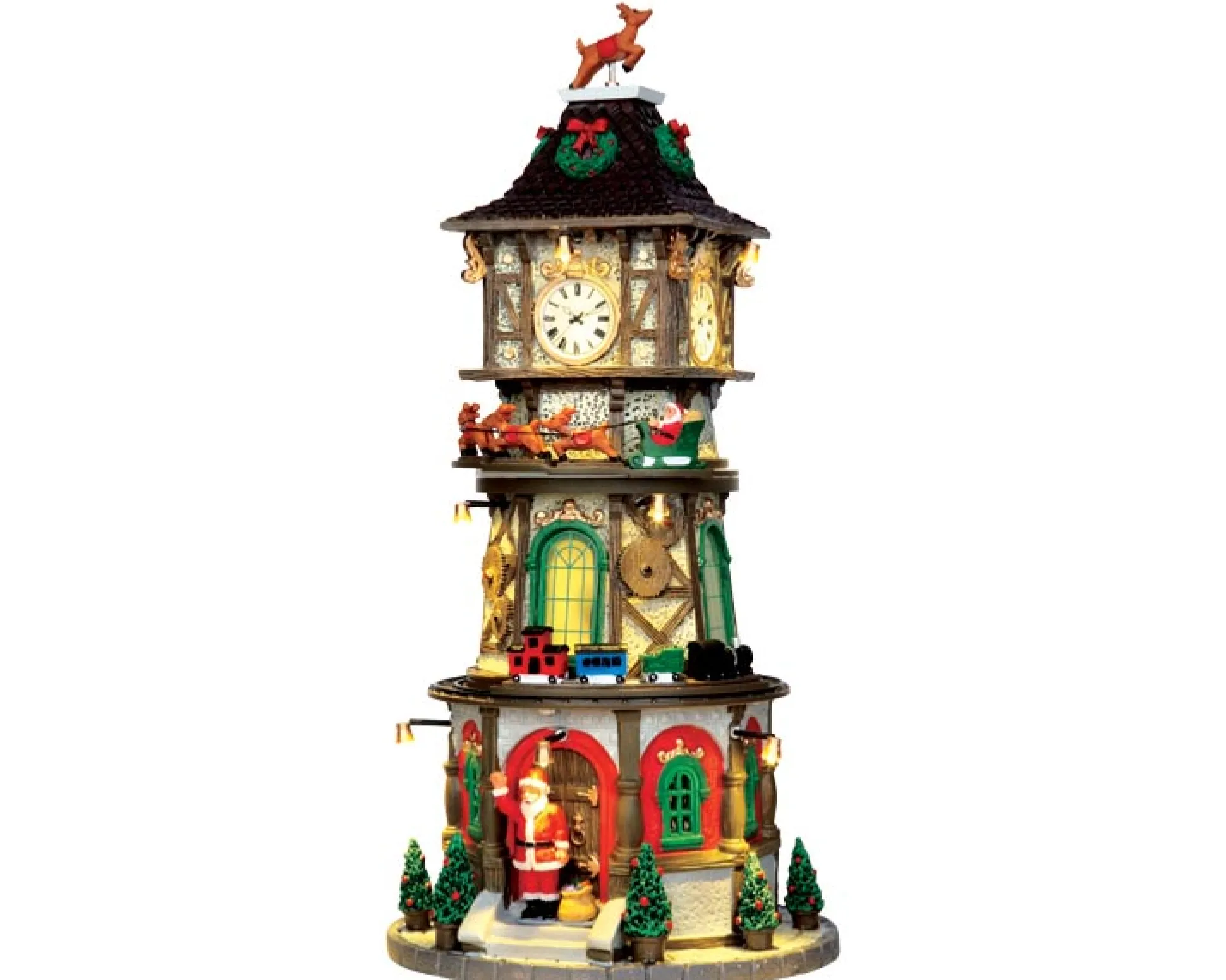 Kerstklokkentoren, met 4,5v adapter