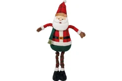 Kerstman singing and moving mustache