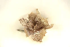 Kerstster op clip vanille