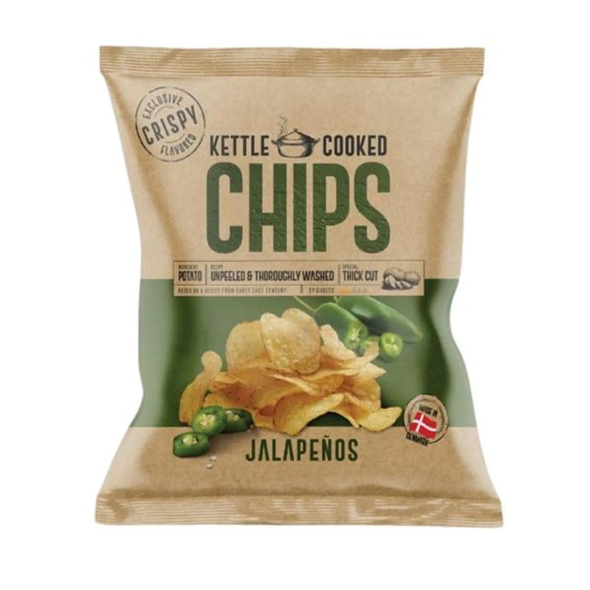 Kettle cooked chips jalapeño 150 gr