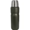 King isoleerfles 470ml army green