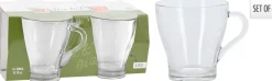 Koffie theeglas 300ml set van 4