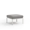 Komodo pouf bianco grigio