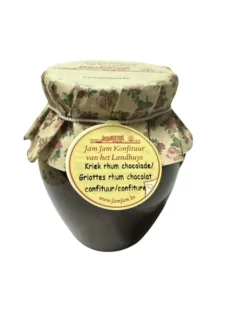 Kriek rhum chocolade confituur