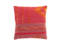 Kussen gevlochten vierkant