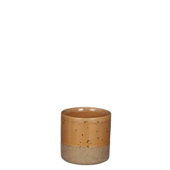 Lago pot rond bruin - h7,5xd7,5cm