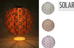 Lampion solar dia 40cm - 3ass
