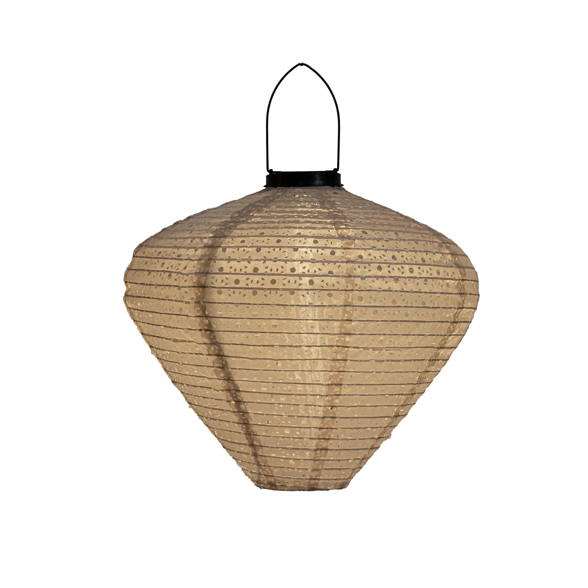 Lampion solar marrakesh 29x33cm zand