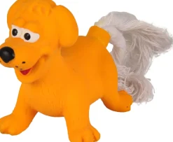 Latex dier met touw 8cm display