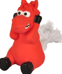 Latex dier met touw 8cm display