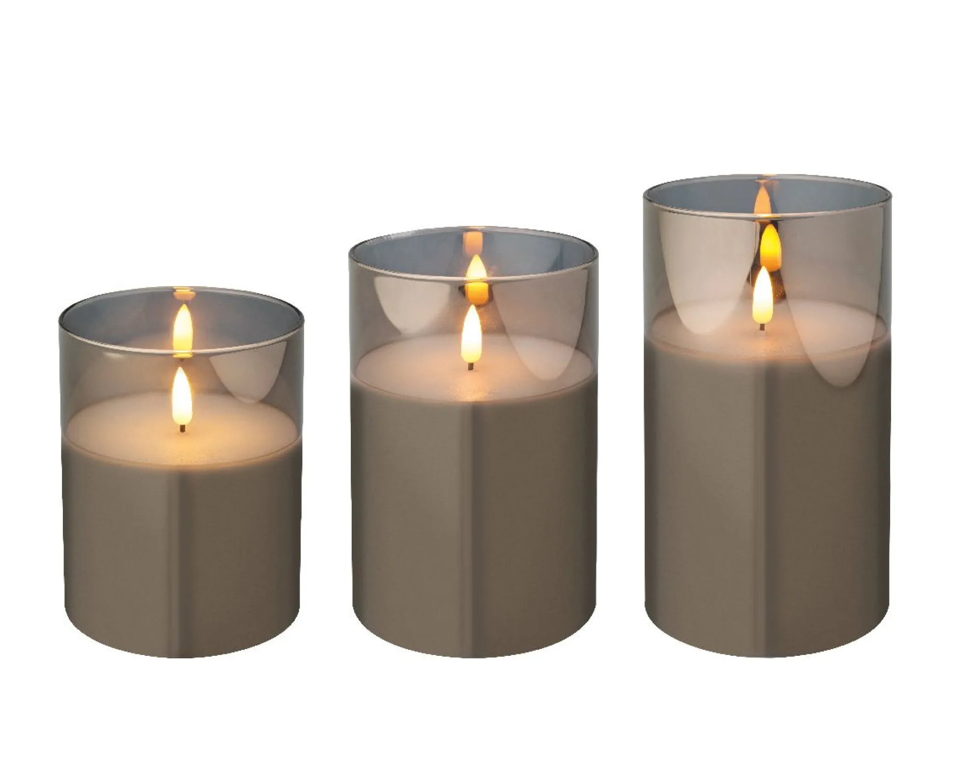 Led kaars glas steady batterij