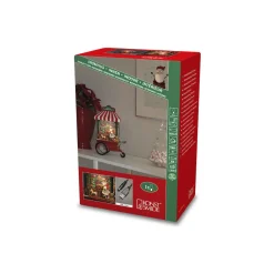 Led kerstlantaarn werkplaats van de kerstman