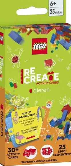 Lego recreate activity cards: dieren