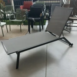 Ligbed Hydra antraciet/zilver