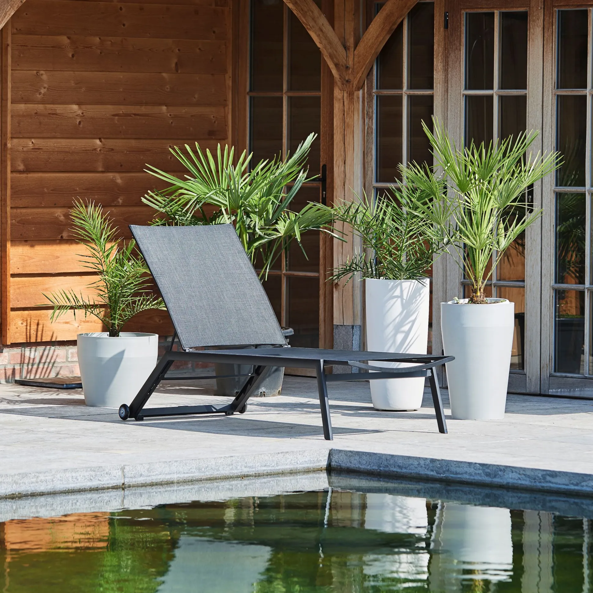 Ligbed Hydra zwart/zwart