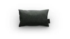 Luxury | Outdoor Cushion 'Triangle Black' 50x30cm