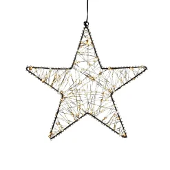 Metalen ster met 200 led lampjes