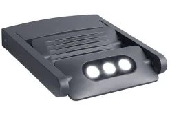 Mini ledspot wandlamp donkergrijs led 18w