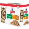 Natvoer voor katten science plan kitten kip en kalkoen 85g multipack
